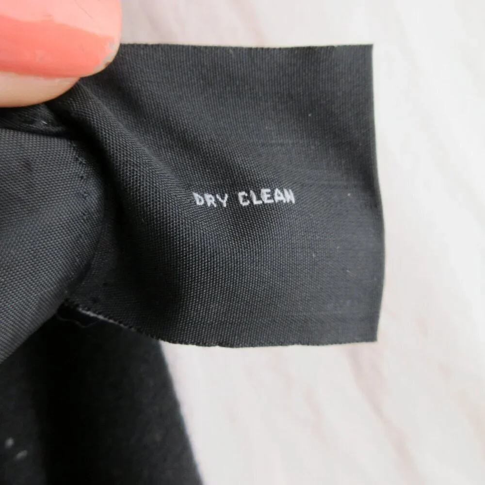 Sean John Wool Blend Field Jacket Winter Coat Size L Black